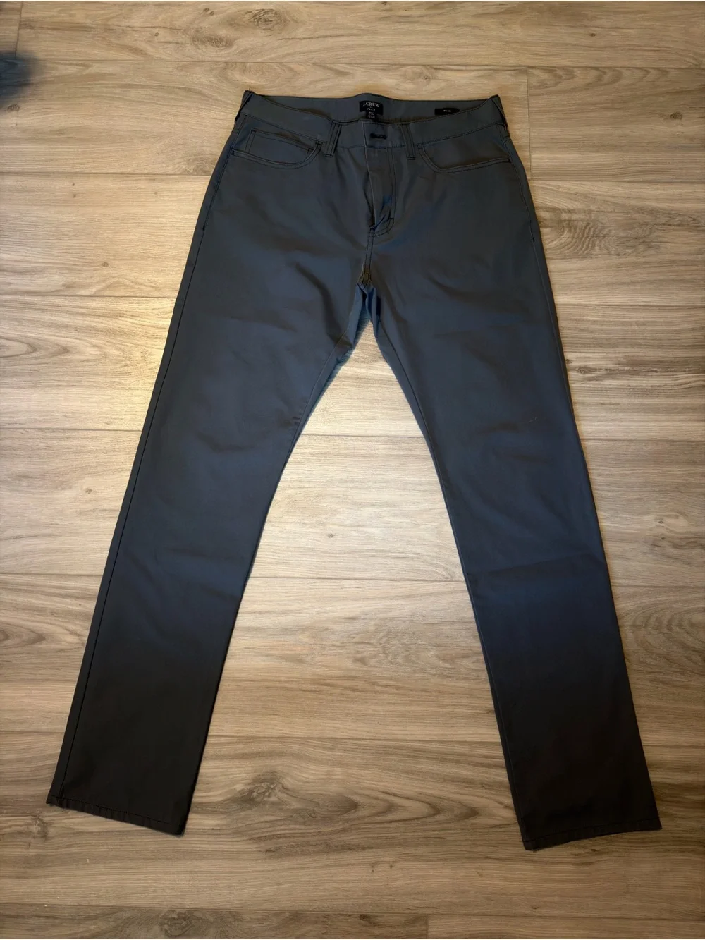 J. Crew Men’s Straight Jeans - Charcoal